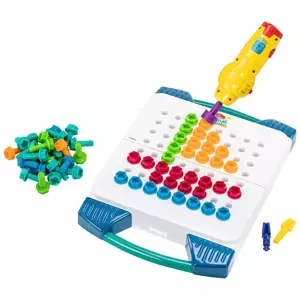 Hračka Learning Resources Drill and screwdriver toy with a construction set in a suitcase  EI-4117