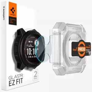 Ochranné sklo Spigen Glass tR EZ Fit 2 Pack - Garmin Instinct 2X Solar (AGL07593)