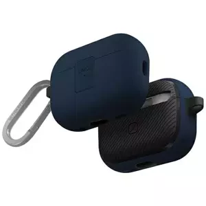 Pouzdro UNIQ Clyde Lock Case AirPods Pro 2 (2022/2023) royal blue-dark gray (UNIQ-AIRPODSPRO2-CLYRBLUDGRY)