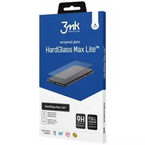 Ochranné sklo 3MK HardGlass Max Lite iPhone SE 4 black Fullscreen Glass Lite