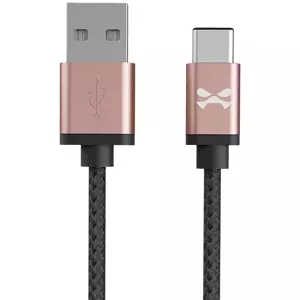 Kabel Ghostek - NRGline USB-C 0,9m , Black/Rose (GHOCBL003)
