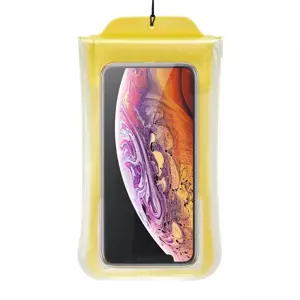 Pouzdro Baseus Safe Airbag universal waterproof case for smartphones (yellow)