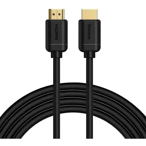 Kabel Baseus 2x HDMI 2.0 4K 60Hz Cable, 3D, HDR, 18Gbps, 3m (black)