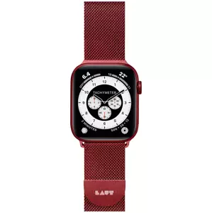 Řemínek Laut Steel Loop for Apple Watch 38/40 mm red (L_AWS_ST_R)