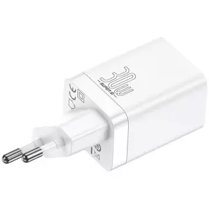 Nabíječka Baseus Super Si Pro Quick Charger USB + USB-C 30W (white)