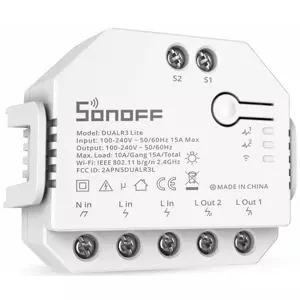 Přepínač Smart switch WiFi Sonoff Dual R3 Lite