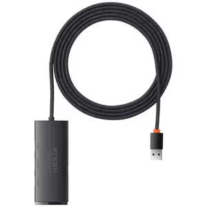 Hub 4w1 Baseus Lite Series USB do 4x USB 3.0 2m (czarny)