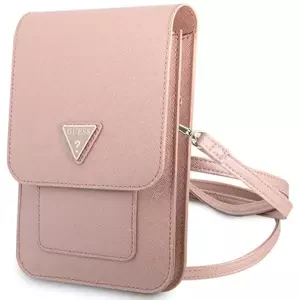 Guess Handbag GUWBSATMPI pink Saffiano Triangle (GUWBSATMPI)