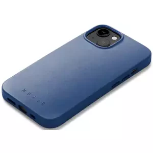 Kryt Mujjo Full Leather Case with MagSafe for iPhone 14 Plus- Monaco Blue