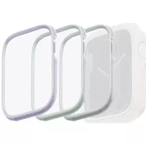 Doplňkové příslušenství UNIQ frames for Moduo 3in1 Apple Watch Series 4/5/6/7/8 / SE 40 / 41mm Sage-Lilac-White (UNIQ-41MM-3IN1MDBUN)