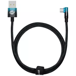 Kabel Baseus Elbow 1m 100W USB to USB-C angled cable (black-blue)