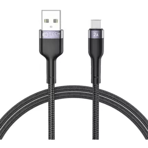 Kabel TECH-PROTECT ULTRABOOST MICRO-USB CABLE 2.4A 100CM BLACK (9490713928950)