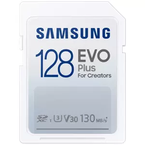 Paměťová karta Samsung EVO Plus/SDXC/128GB/130MBps/UHS-I U3 / Class 10 (MB-SC128K/EU)