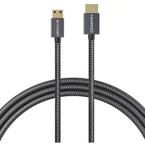 Kabel Blitzwolf BW-HDC4 HDMI to HDMI cable 4K, 1.2m (black) (5905316141155)