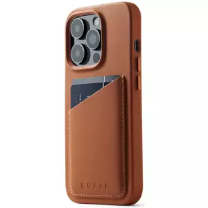 Kryt Mujjo Full Leather MagSafe Wallet Case for iPhone 14 Pro - Tan (MUJJO-CL-033-TN)