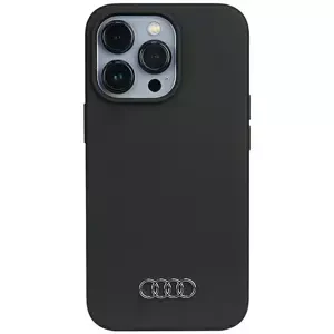 Kryt Audi Silicone Case iPhone 13 Pro 6.1" black hardcase AU-LSRIP13P-Q3/D1-BK (AU-LSRIP13P-Q3/D1-BK)