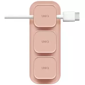 Držák UNIQ Pod Mag magnetic cable organizer + base pink (UNIQ-POD-PINK)
