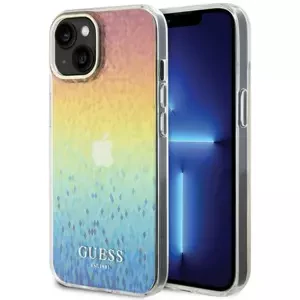 Kryt Guess GUHCP15SHDECMI iPhone 15 6.1" rainbow hardcase IML Faceted Mirror Disco Iridescent (GUHCP15SHDECMI)