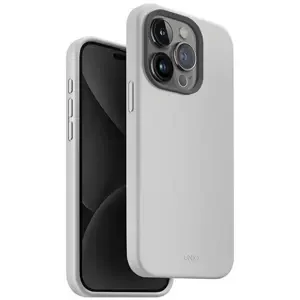 Kryt UNIQ case Lino Hue iPhone 15 Pro 6.1" Magclick Charging light grey (UNIQ-IP6.1P(2023)-LINOHMCGRY)
