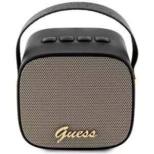 Reproduktor Guess Bluetooth speaker GUWSB2P4SMK Speaker mini black 4G Leather Script Logo with Strap (GUWSB2P4SMK)