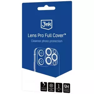 Ochranné sklo 3MK Lens Pro Full Cover iPhone 14 Pro/14 Pro Max Tempered Glass for Camera Lens with Mounting Frame 1pcs