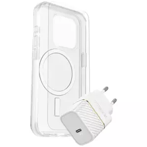 Kryt OTTERBOX KIT APPLE IPHONE 15 PRO S.CL/EU USB-C WALL CHARGER 30W WHITE (78-81240)