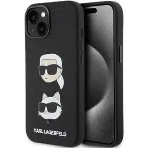 Kryt Karl Lagerfeld KLHCP15SSDHKCNK iPhone 15 6.1" black Silicone Karl&Choupette Head (KLHCP15SSDHKCNK)