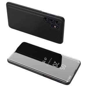 MG Clear View knížkové pouzdro na Samsung Galaxy S23 Ultra, černé