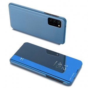 MG Clear View knížkové pouzdro na Samsung Galaxy A03s, modré