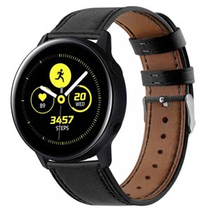 Bstrap Leather Italy řemínek na Samsung Galaxy Watch Active 2 40/44mm, black (SSG012C01)