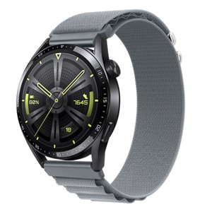 BStrap Nylon Loop řemínek na Huawei Watch GT/GT2 46mm, gray (SSG037C0503)