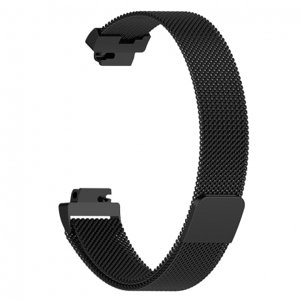 BStrap Milanese (Small) řemínek na Fitbit Inspire, black (SFI004C05)