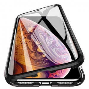 MG Magnetic Full Body Glass magnetické pouzdro na iPhone 11, černé