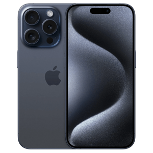 iPhone 15 Pro 128GB Modrý Titan eSIM - (A)