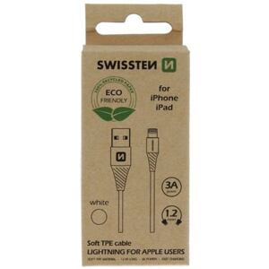 DATA CABLE SWISSTEN USB/LIGHTNING WHITE 1,2M  (ECO PACK) 71502301ECO