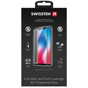 SWISSTEN Sklo Ultra Durable 3D Full Glue Glass Samsung A415 Galaxy A41 Black 8595217471719