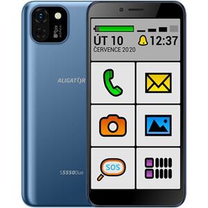 Aligator S5550 Senior barva Blue paměť 2GB/16GB