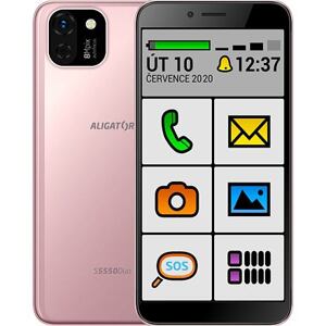 Aligator S5550 Senior barva Pink Gold paměť 2GB/16GB