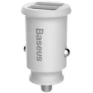 Baseus CCALL-ML02 Grain Nabíječka do Auta 15.5W 2x USB White 6953156276529