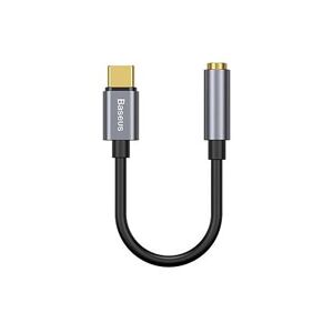 Baseus CATL54-0G Kabelová Redukce z USB-C na 3,5mm Audio Jack L54 (female) Deep Grey CATL54-0G