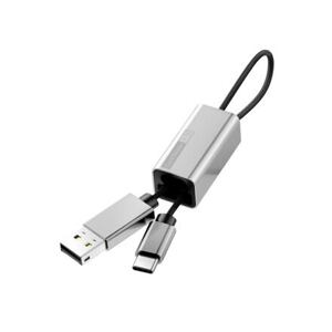 Baseus čtečka paměťových karet a nabíjeci / datový kabel USB-C Pendant stříbrná