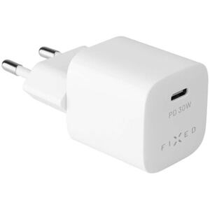 FIXED Mini USB-C Travel Charger 30W, white FIXC30M-C-WH