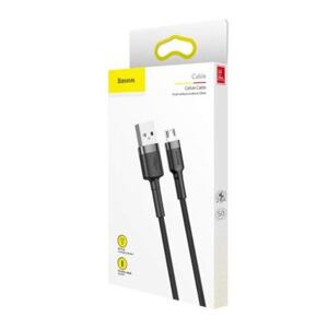 Baseus Micro USB Cafule Cable 2.4A 0.5m Gray + Black (CAMKLF-AG1) CAMKLF-AG1