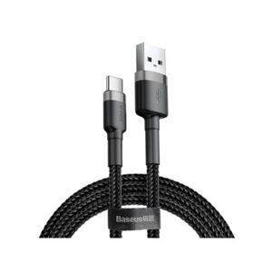 Baseus CATKLF-BG1 Cafule Kabel USB-C 3A 1m Grey/Black 6953156278202