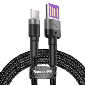 Baseus CATKLF-PG1 Cafule Quick Charging Datový Kabel USB Double Sided to USB 40W 1m Gray/Black CATKLF-PG1