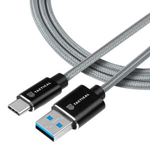 Tactical Fast Rope Aramid Cable USB-A/USB-C 1m Grey 57983104166