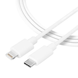 Tactical Smooth Thread Cable USB-C/Lightning 1m White 57983104161