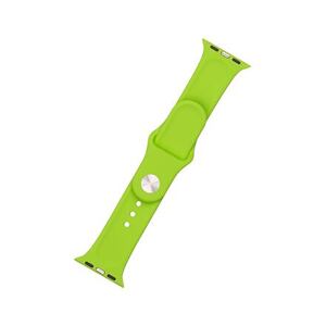 FIXED Silicone Strap Set for Apple Watch 42/44/45 mm, green FIXSST-434-GRE