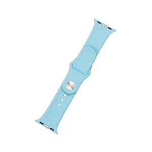 FIXED Silicone Strap Set for Apple Watch 42/44/45 mm, turquoise FIXSST-434-TU