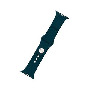FIXED Silicone Strap Set for Apple Watch 42/44/45/49mm, dark green